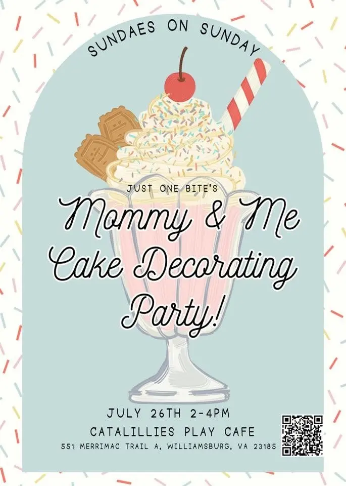 Sundae Funday! Mommy and Me Cake decor class