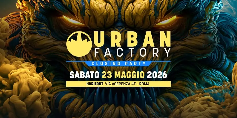 URBAN FACTORY CLOSING PARTY | TEKNO - TRIBE - HARDTECHNO | HORIZONT