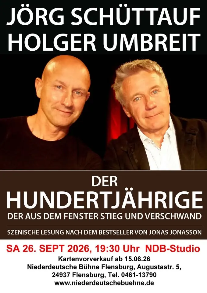 Der Hundertjährige, der aus dem Fenster stieg... Szenische Lesung