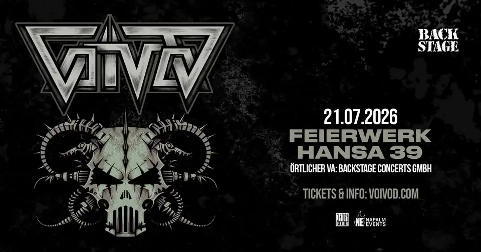 VOIVOD | EUROPA TOUR 2026 | HANSA 39 2026