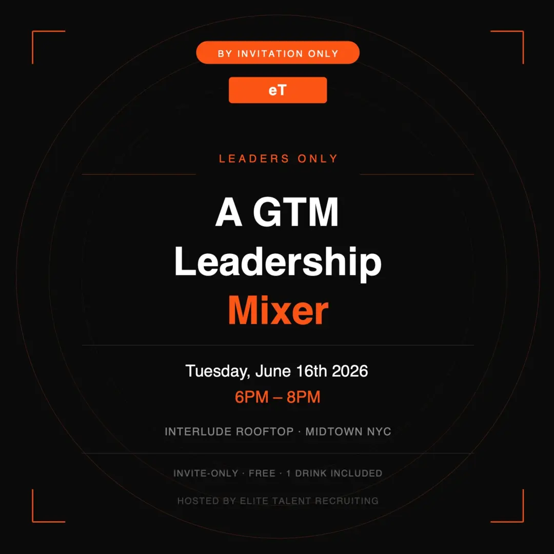 Leaders Only: A GTM Leadership Mixer