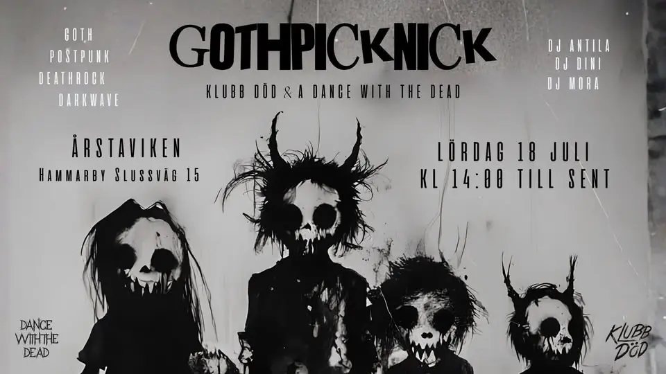 GOTHPICKNICK VID ÅRSTAVIKEN