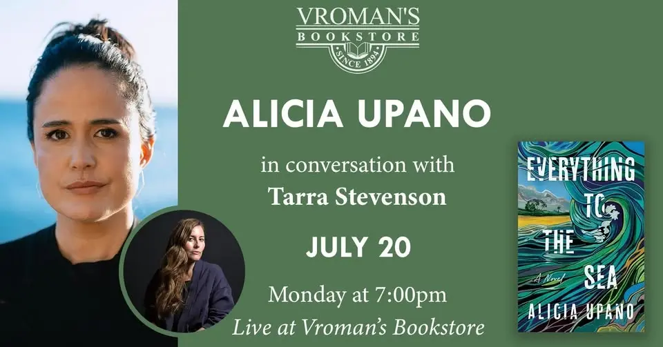Alicia Upano, with Tarra Stevenson, discusses & signs Everything to the Sea