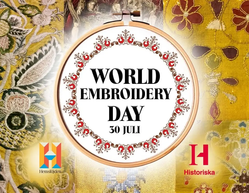World Embroidery day på Historiska Museet