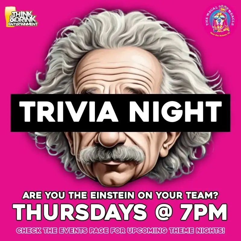 TRIVIA NIGHT @ The Regal Beagle (West Des Moines, IA) / Thursdays @ 7pm