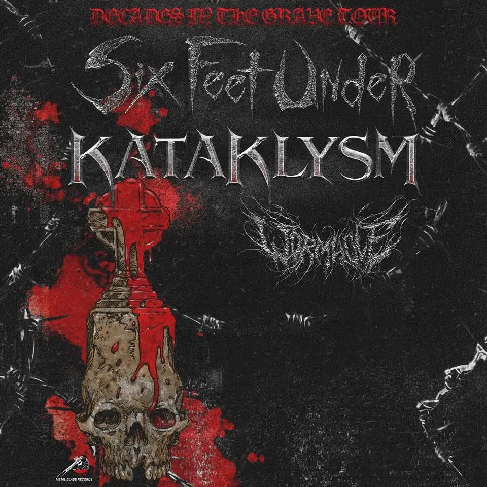 Six Feet Under, Kataklysm, Wormhole - Decades In The Grave Tour at The Annex - Madison WI
