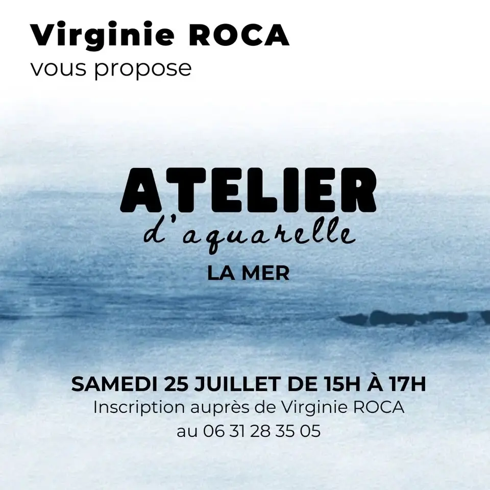 Atelier - Aquarelle : La Mer