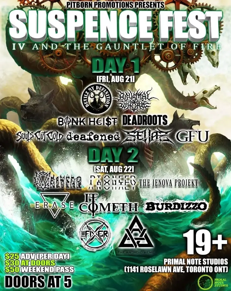 SUSPENCE FEST IV & the Gauntlet of Fire