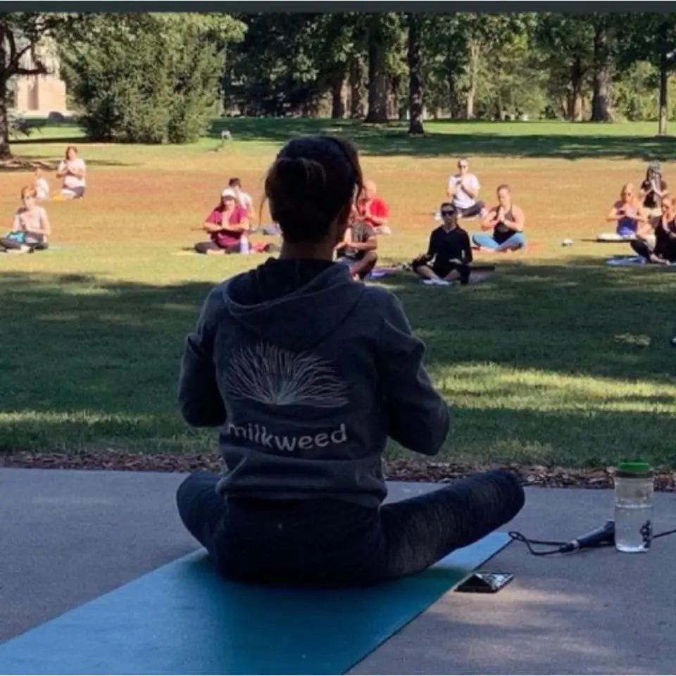 Yoga in Wilderness Park!