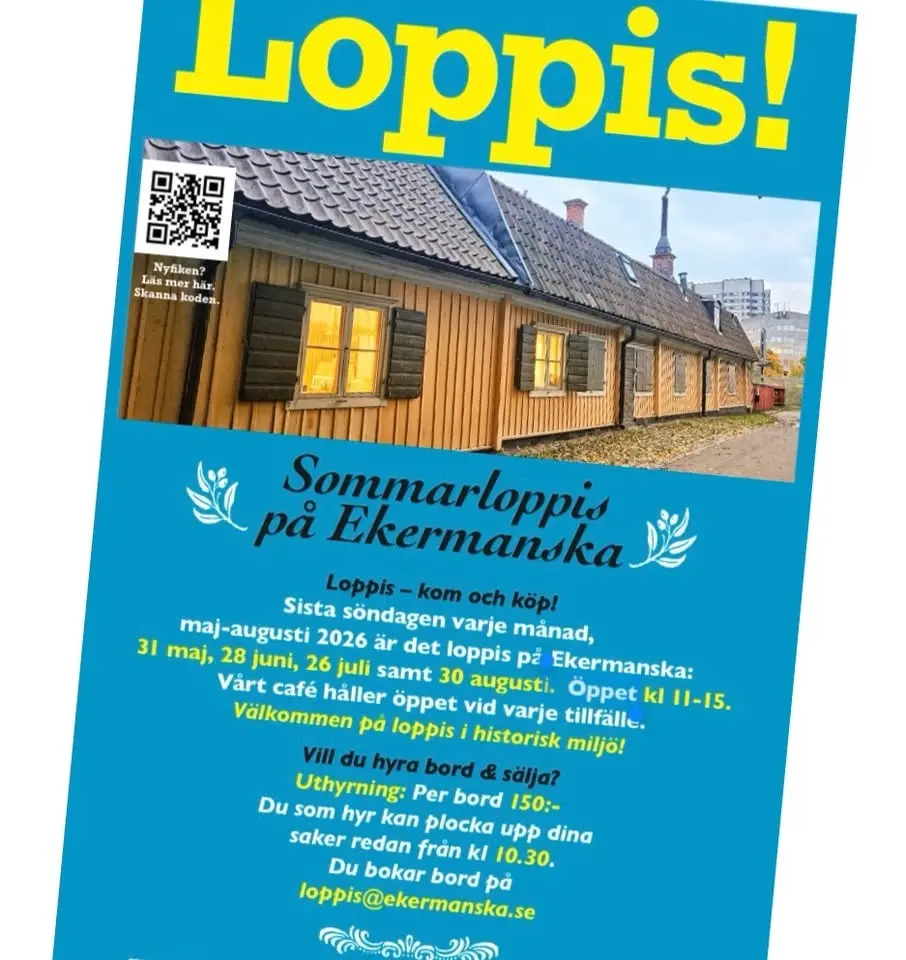 Sommarloppis  på Ekermanska!