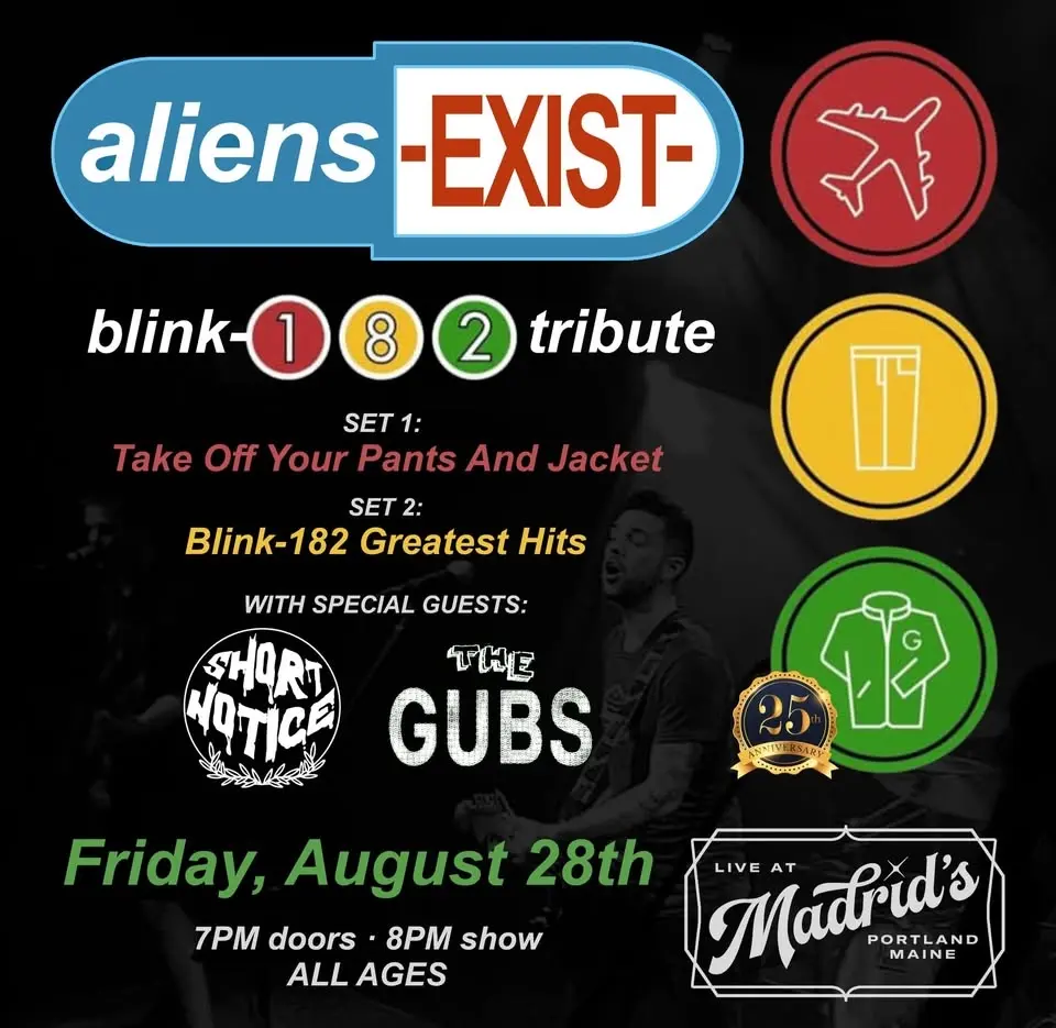 Aliens Exist - Blink-182 Tribute