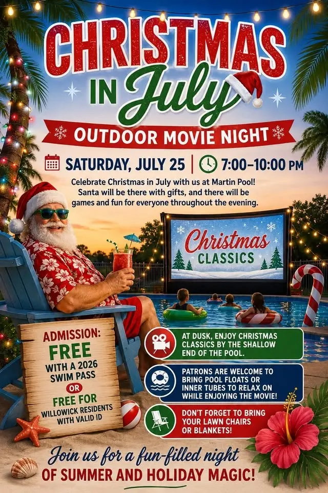 Christmas In July w/ Outdoor Movie