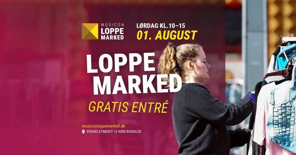 Musicon Loppemarked 1. august