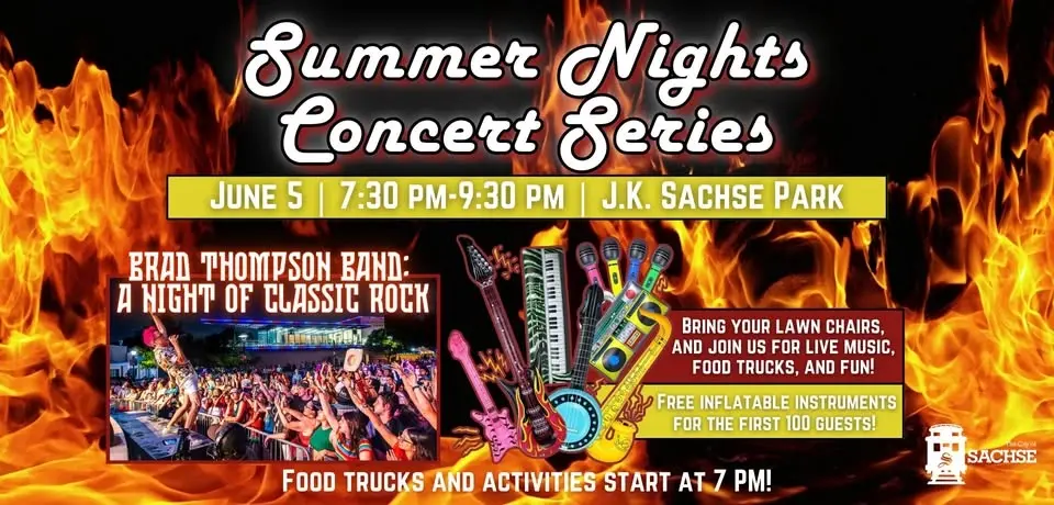 Summer Nights Concert Series- Brad Thompson Band: A Night of Classic Rock