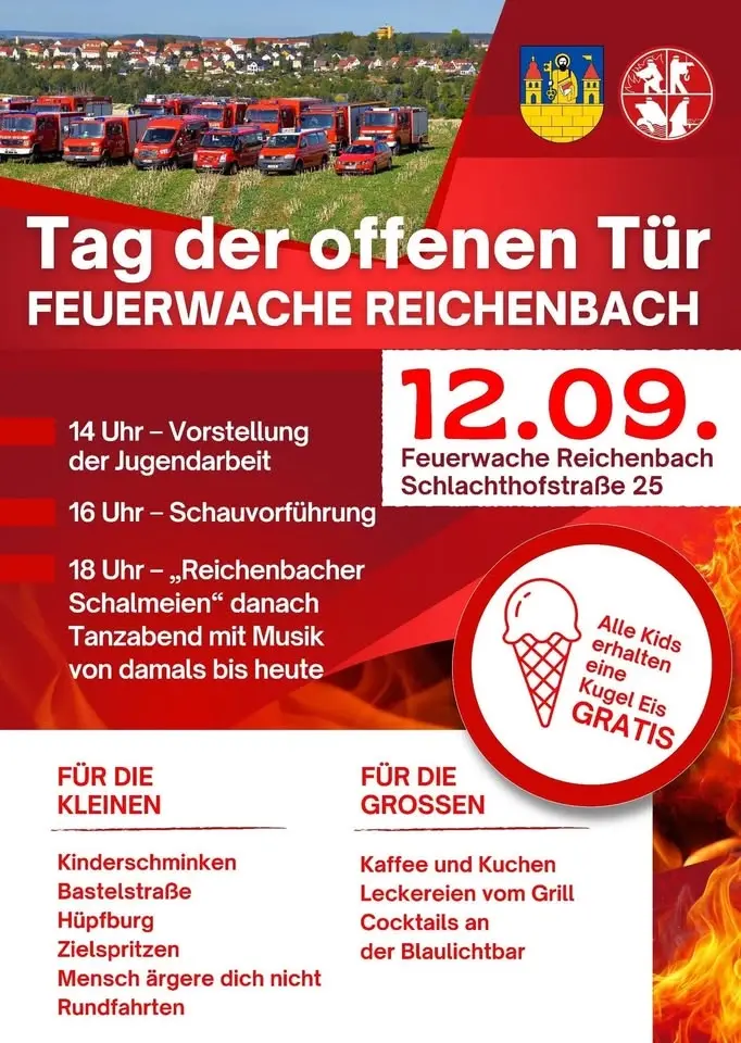 🚒 Tag der offenen Tür – Feuerwehr Reichenbach
