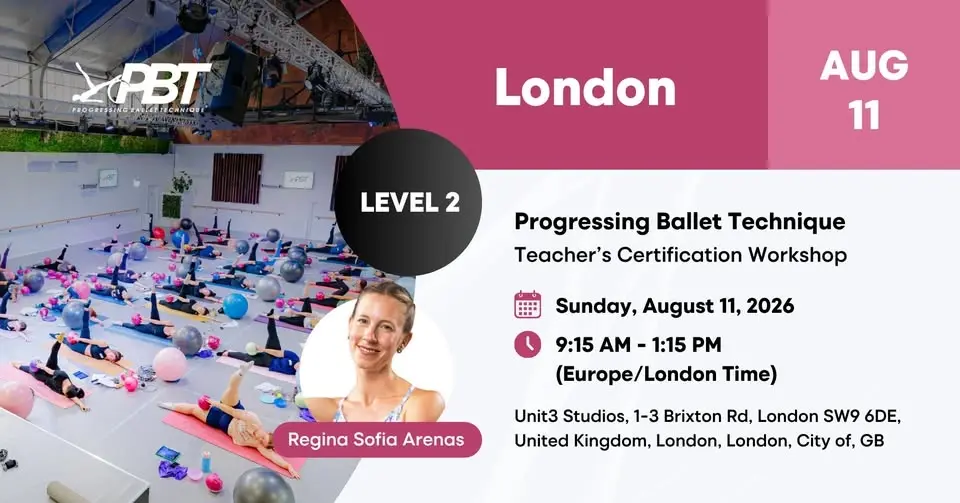 Progressing Ballet Technique  Teachers Certification Workshop  Level 2 | Regina Sofia Arenas