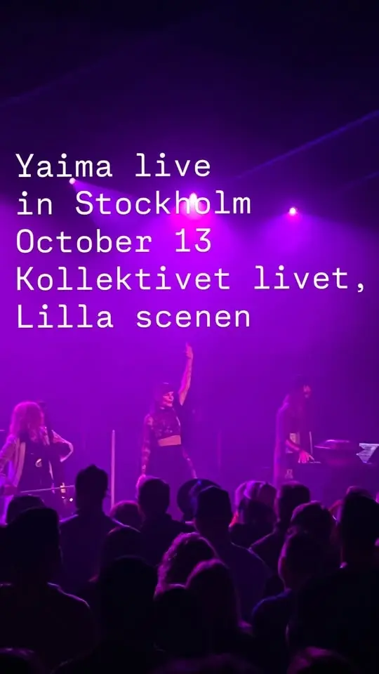 Yaima Live in Stockholm 