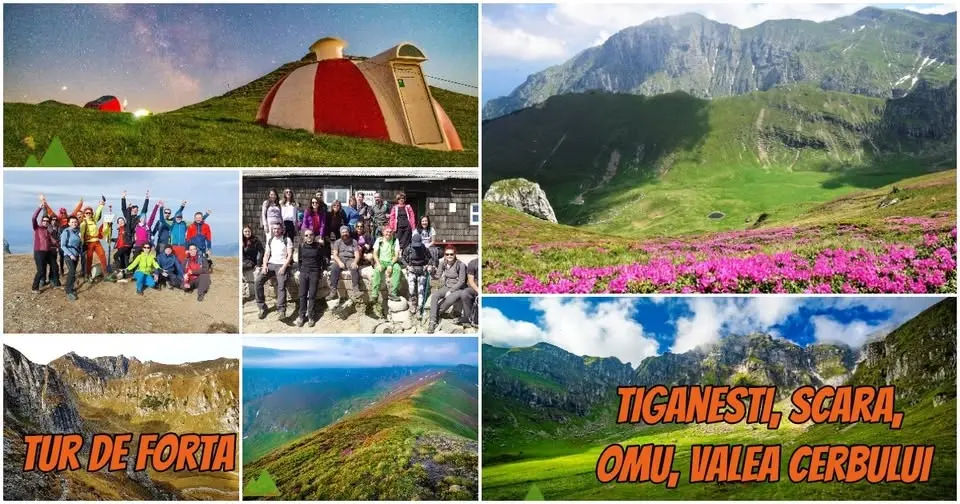 Tur de forță - Țigănești, Scara, Omu, Valea Cerbului