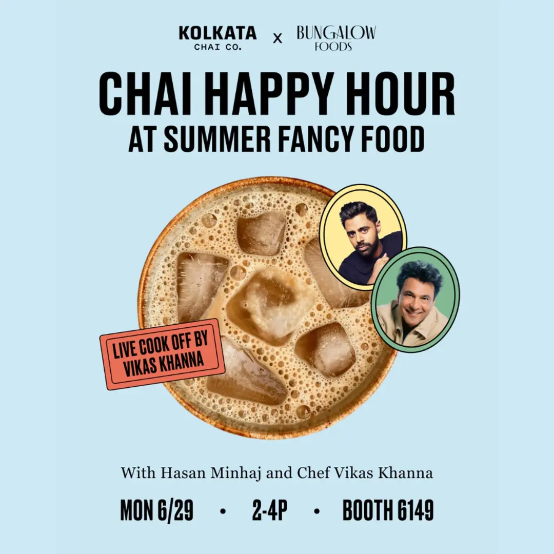 Kolkata Chai x Bungalow Foods: Happy Hour with Hasan Minhaj & Vikas Khanna