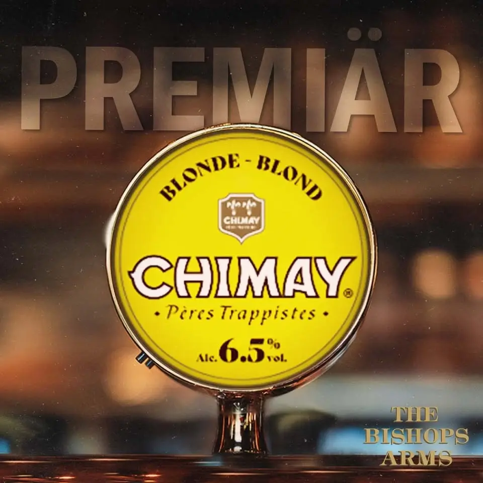 EXKLUSIV PREMIÄR FÖR CHIMAY YELLOW PÅ FAT