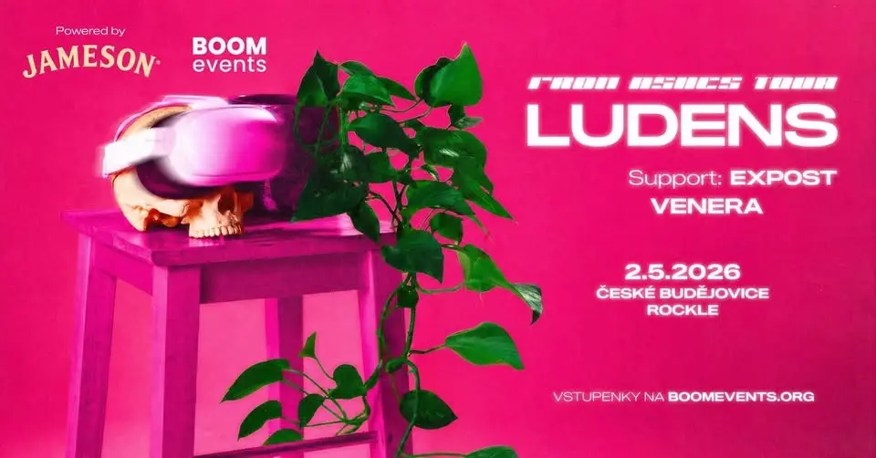 FROM ASHES TOUR: Ludens & support: Expost + Venera ⎮ Klub Rockle, ČB