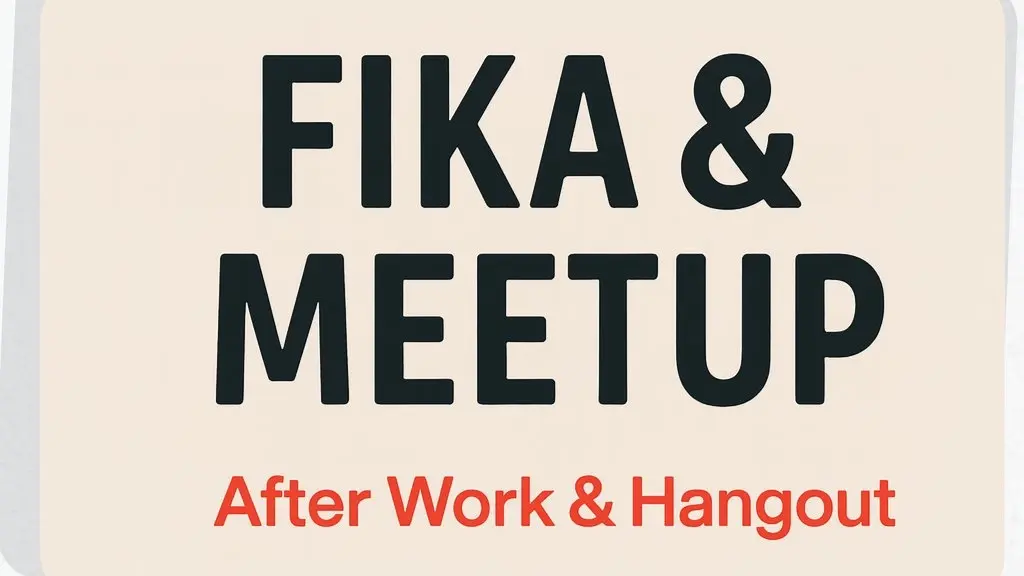 Tuesday Midweek Coffee Meetup fika, Roots Café (inside the public library)
