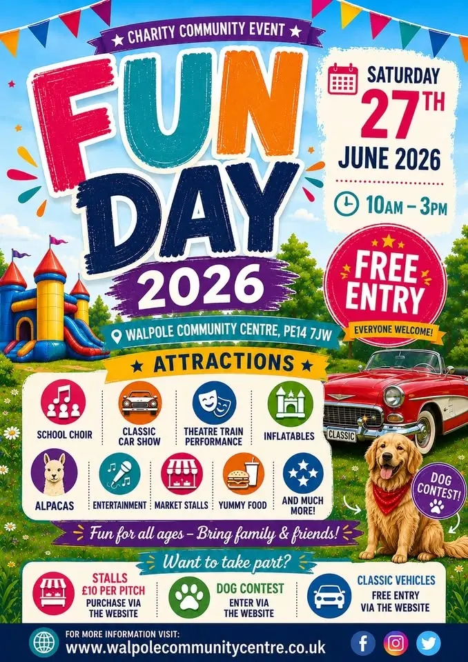 Charity Fun Day 10am-3pm