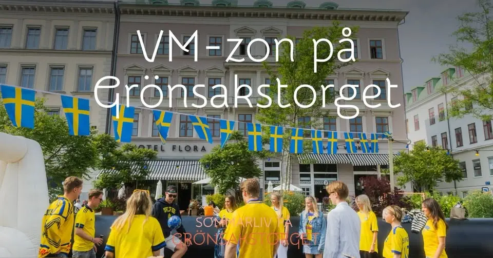 VM-zon på Grönsakstorget