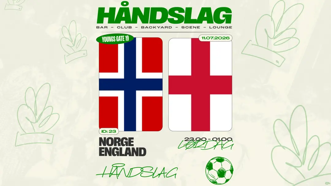 NORGE - ENGLAND PÅ HÅNDSLAG