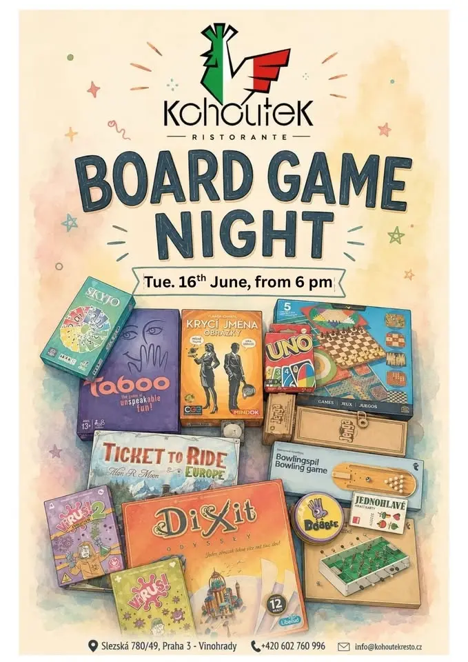Board Game Night 16.6.26