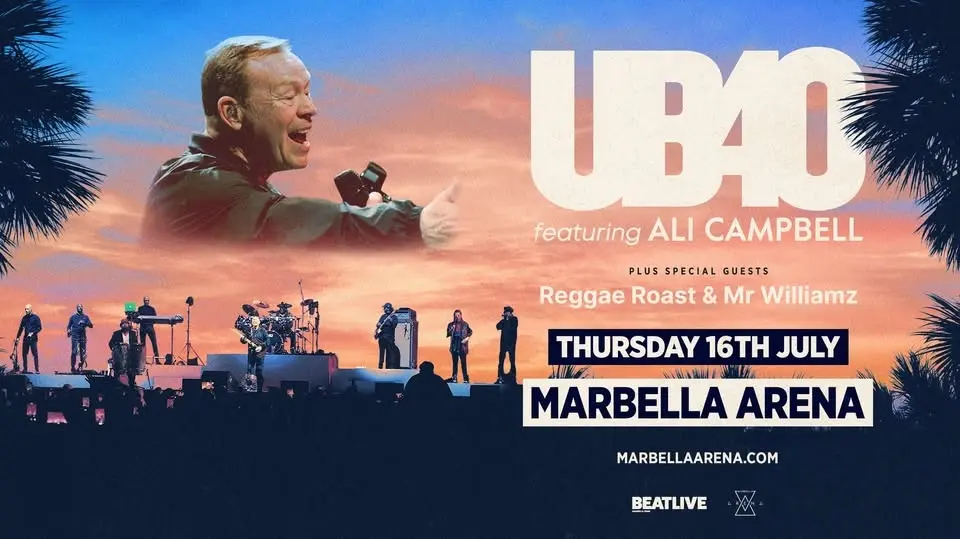 UB40 FT. Ali Campbell Live at Marbella Arena!