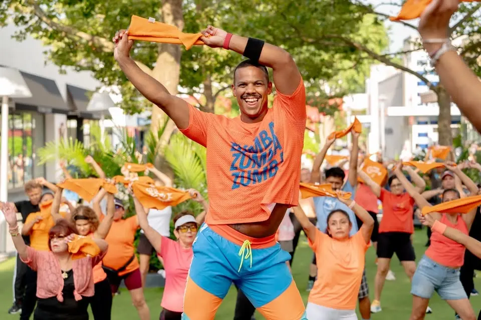 ZUMBA at Cross County Center's Summer Fest