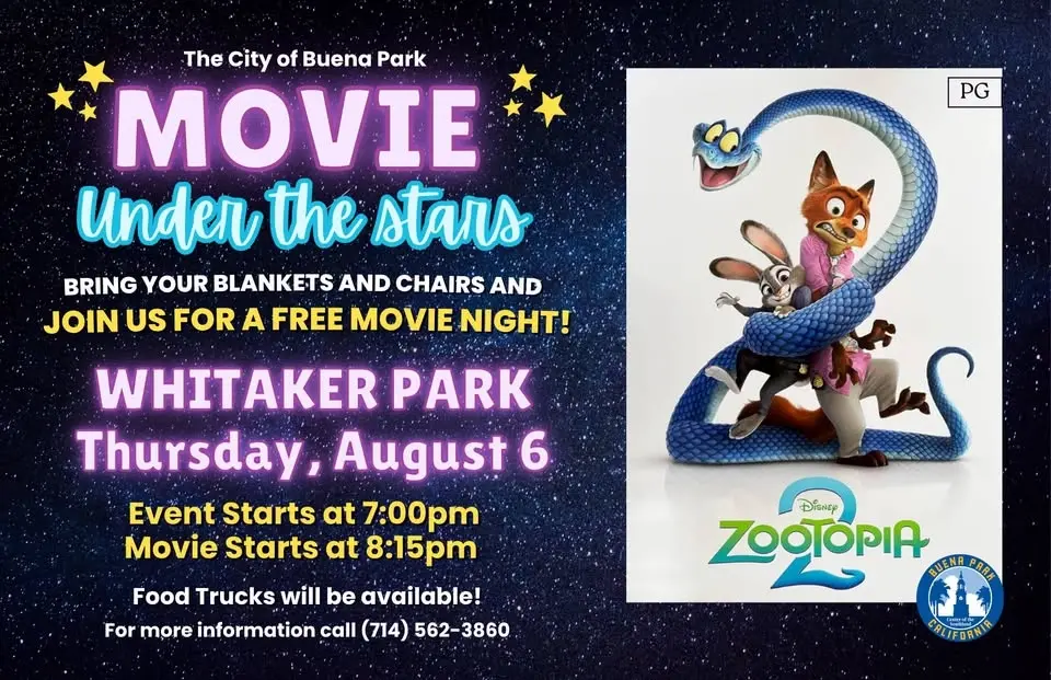 Movie under the Stars: Zootopia 2