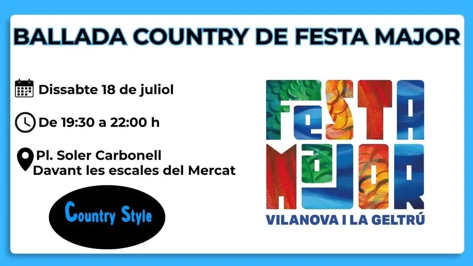 BALLADA COUNTRY DE FESTA MAJOR!!