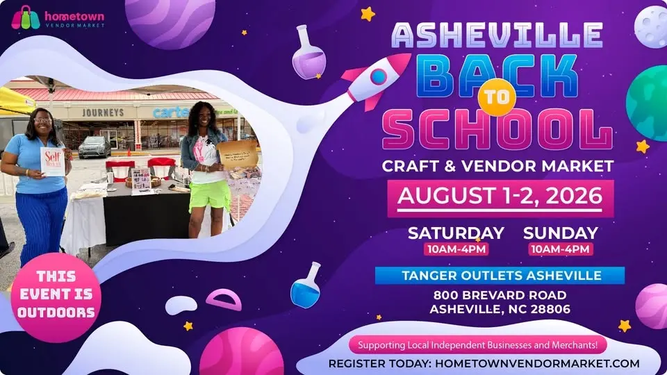 Asheville Back To School Craft and Vendor Market