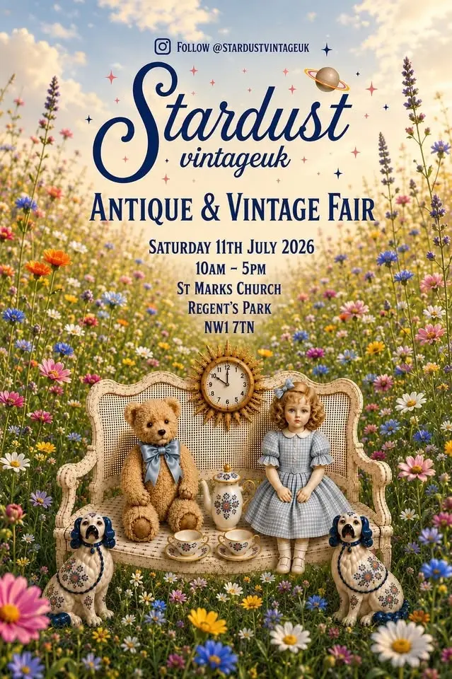 STARDUST VINTAGE & ANTIQUE FAIR REGENTS PARK JULY 11th 2026