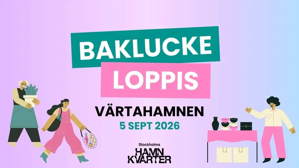 Bakluckeloppis i Värtahamnen