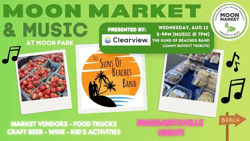 Moon Market & Music - The Suns of Beaches Band (Jimmy Buffett Tribute)