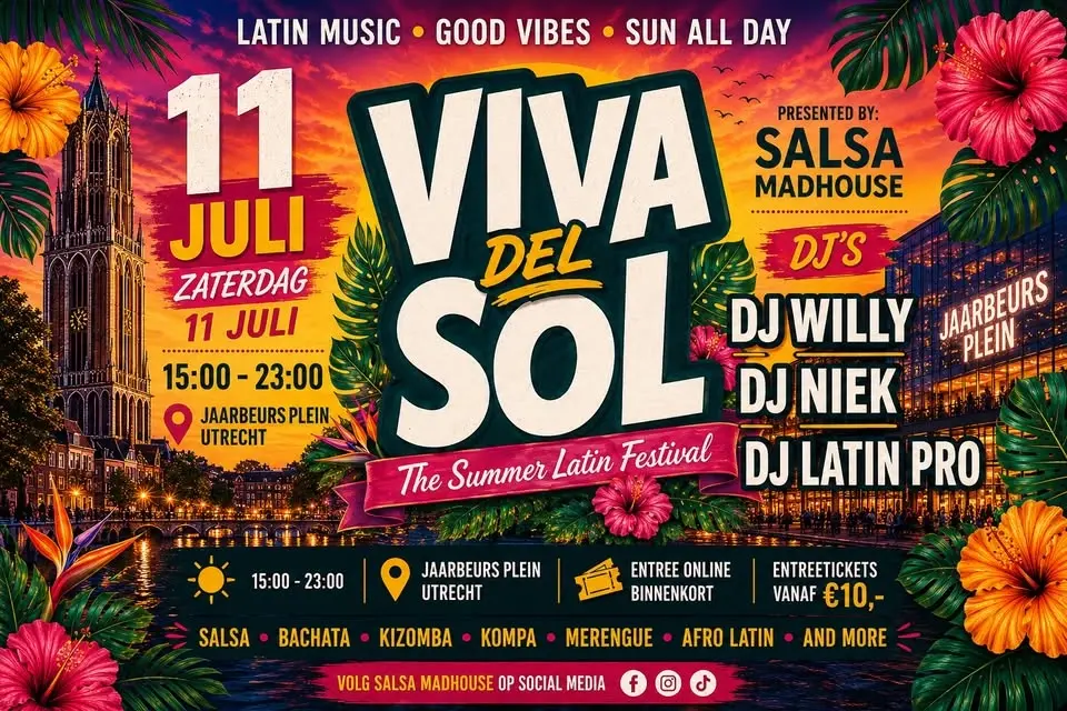 Viva Del Sol - Jaarbeursplein Utrecht zaterdag 11 juli