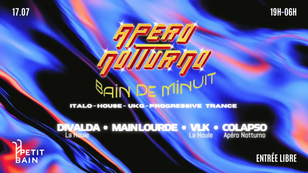 BAIN DE MINUIT: APERO NOTTURNO x Petit Bain