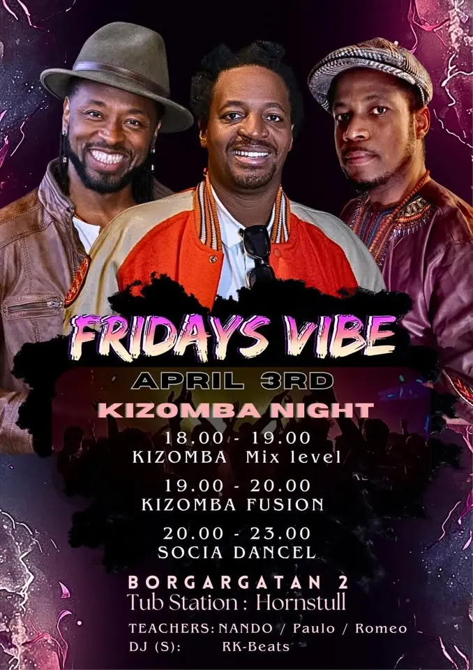 Fridays Vibe  Afro House, Amapiano, Kizomba & Social Dance 