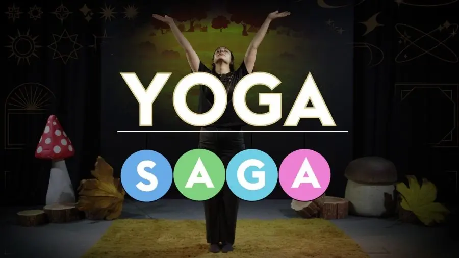Yogasaga på finska och svenska