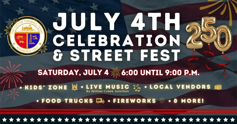 July 4th Celebration & Street Fest - USA's 250th Birthday!