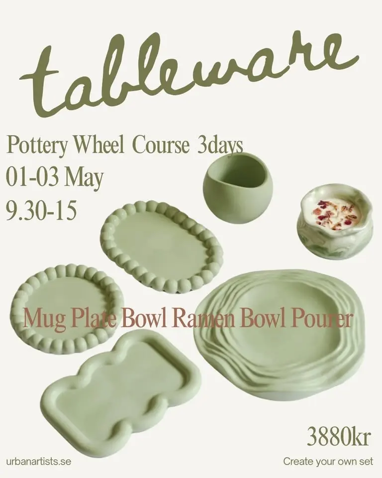 Tableware 3days Workshop 