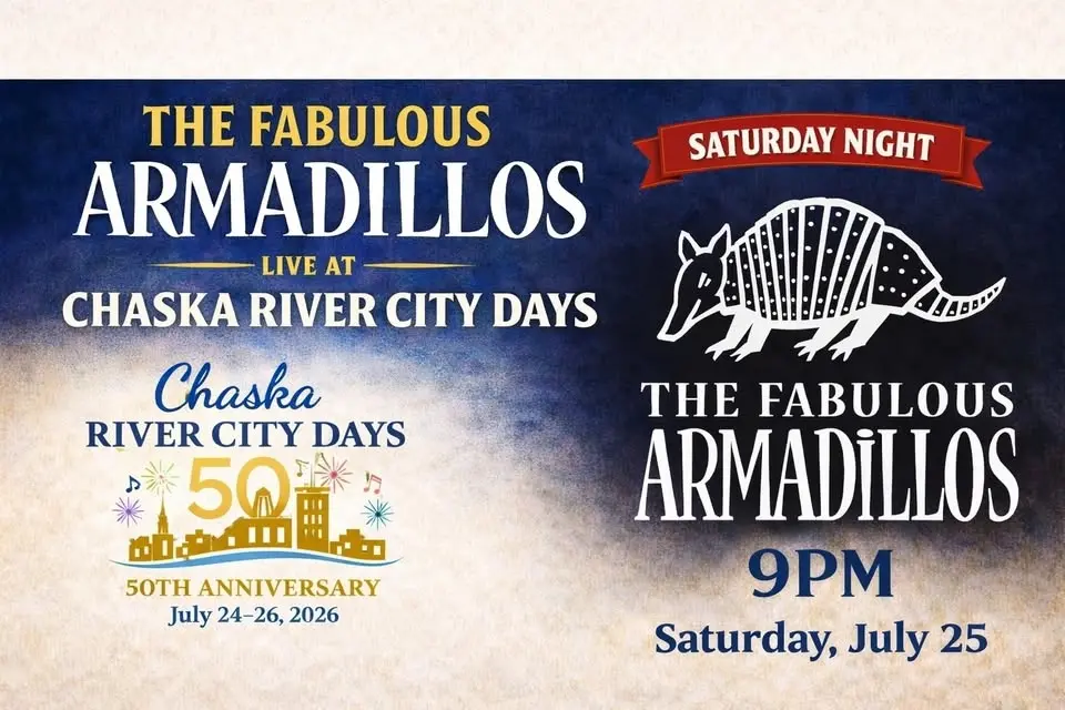 Fabulous Armadillos at Chaska River City Days 50th Celebration