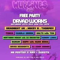 Free Party At Dryad Works - WUBLINES 2026 - Arc Audio & Impulse