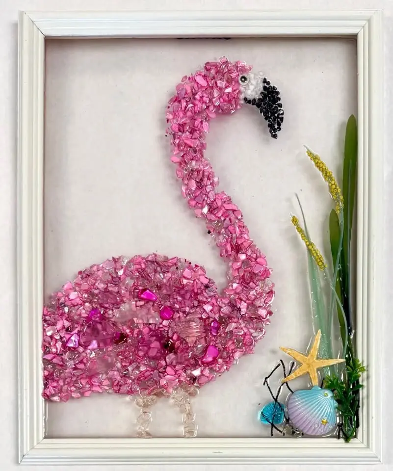 Embellished resin Art