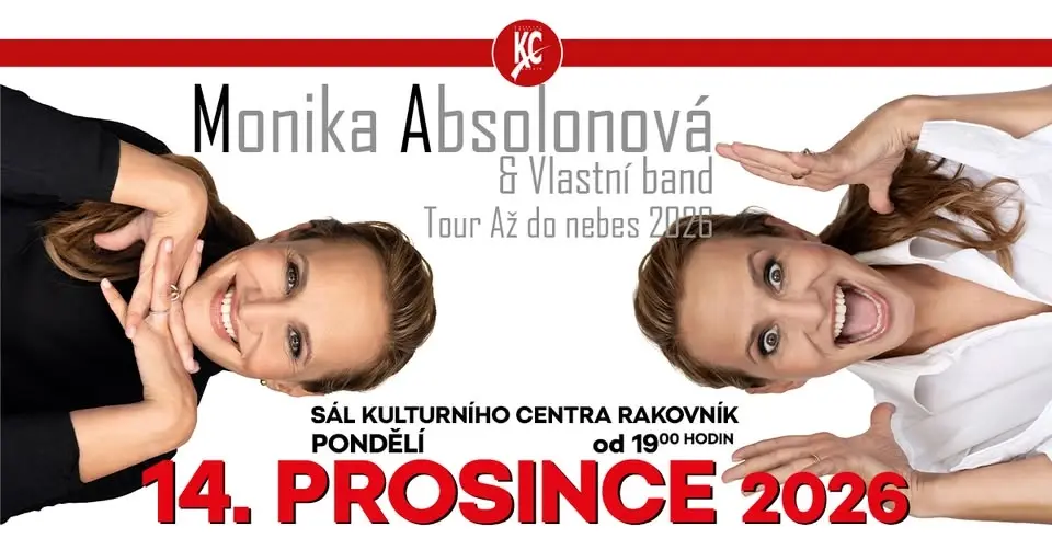 Monika Absolonová & Vlastní band - Tour Až do nebes 2026