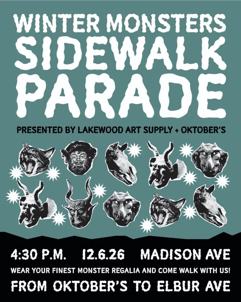 Winter Monsters Sidewalk Parade