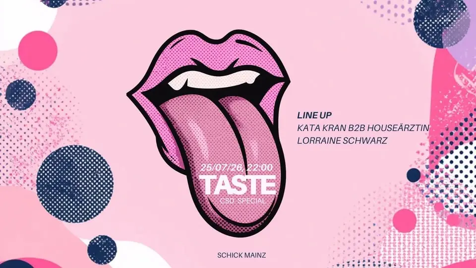 TASTE - AFTERPRIDE 🌈 Kata Kran · Houseärztin · Lorraine Schwarz
